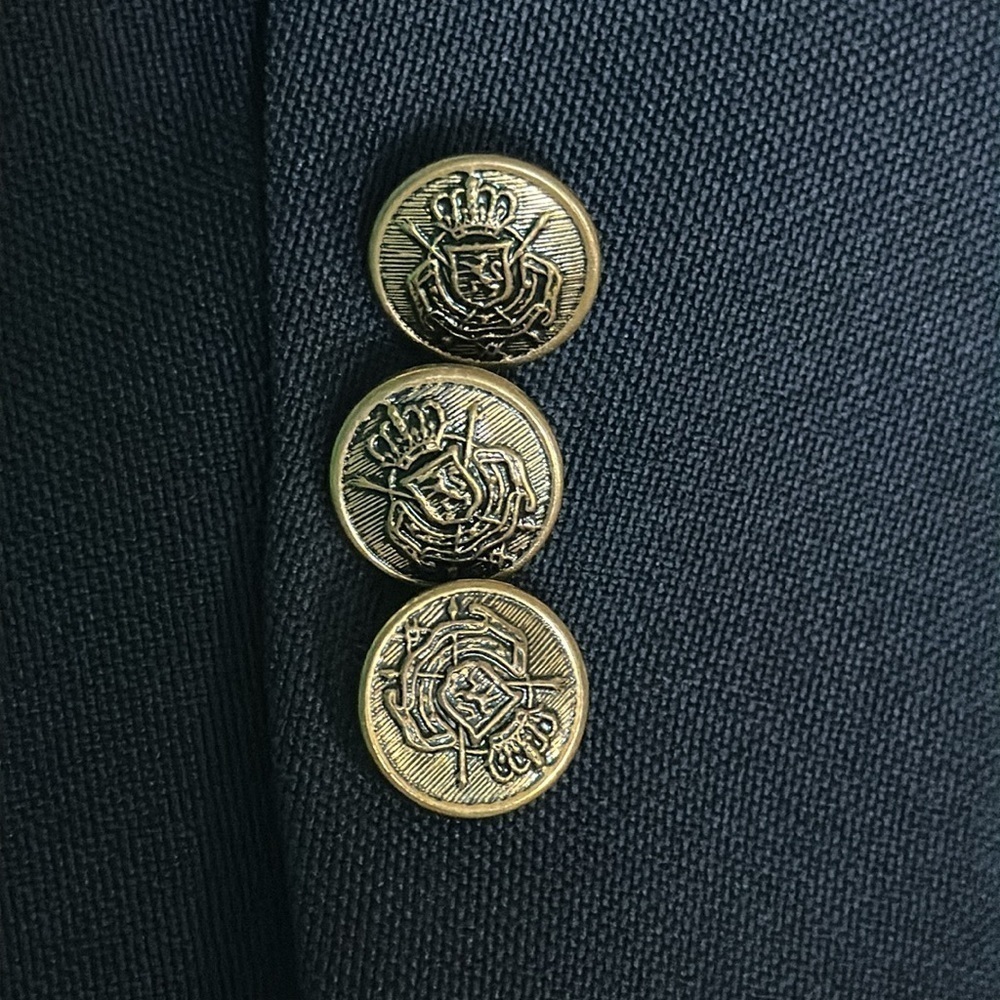 HAGGAR Men’s Navy Blazer Size 38 - Picture 8 of 10